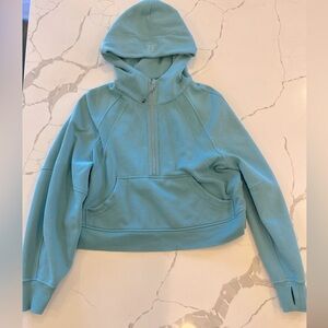 lululemon Scuba Oversized Half-Zip Hoodie Tidal Teal XS/S